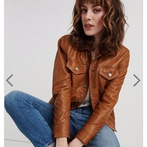 Lucky Brand leather jacket | size M